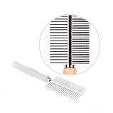 Гребінець двосторонній для собак та кішок Happet GS08, фото 3