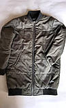 Демісезонна чоловіча Куртка 48-50 хакі двостороння, фото 3