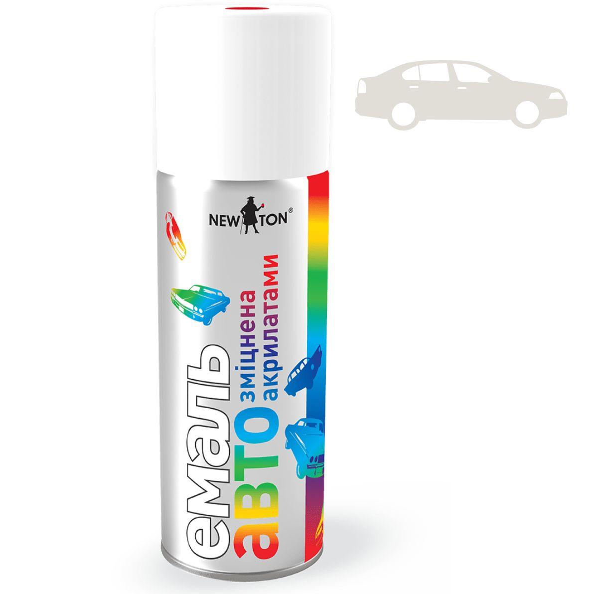 Емаль авто 10 L Біла Daewoo/Chevrolet аерозоль 400мл NewTon