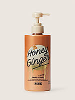 Парфумований лосьйон для тіла з дозатором Victoria's Secret Honey Ginger Lotion PINK