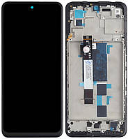 Дисплей модуль тачскрин Xiaomi Redmi Note 10 Pro 5G China/Poco X3 GT черный оригинал в рамке