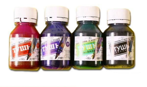 Туш "Люкс-Колор" 50 мл. чорна, фото 1