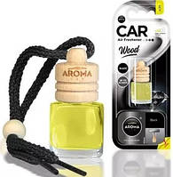 Автомобильный ароматизатор Aroma Car Wood,Black (Чёрный)