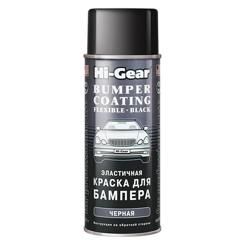 HG5734 311г Краска для бампера еластична чорна Bumper Coating Flexible Hi-Gear