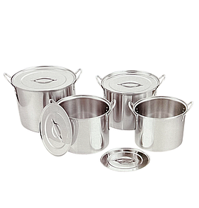 Набір каструль з кришками з нержавіючої сталі 8 предметів Benson BN-289