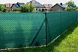Сітка затінювальна для забору 2х10м (110 г/м2). Сітка від вітру, снігу, сонячних променів. Чехия, фото 4