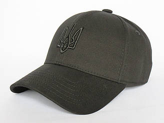 Кепка Чорна Тризуб. Патріотичні Кепки Бейсболки