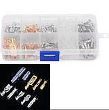 Набір із 150 клем кабельних наконечників і ізоляторів, ніж, круглий, фото 3