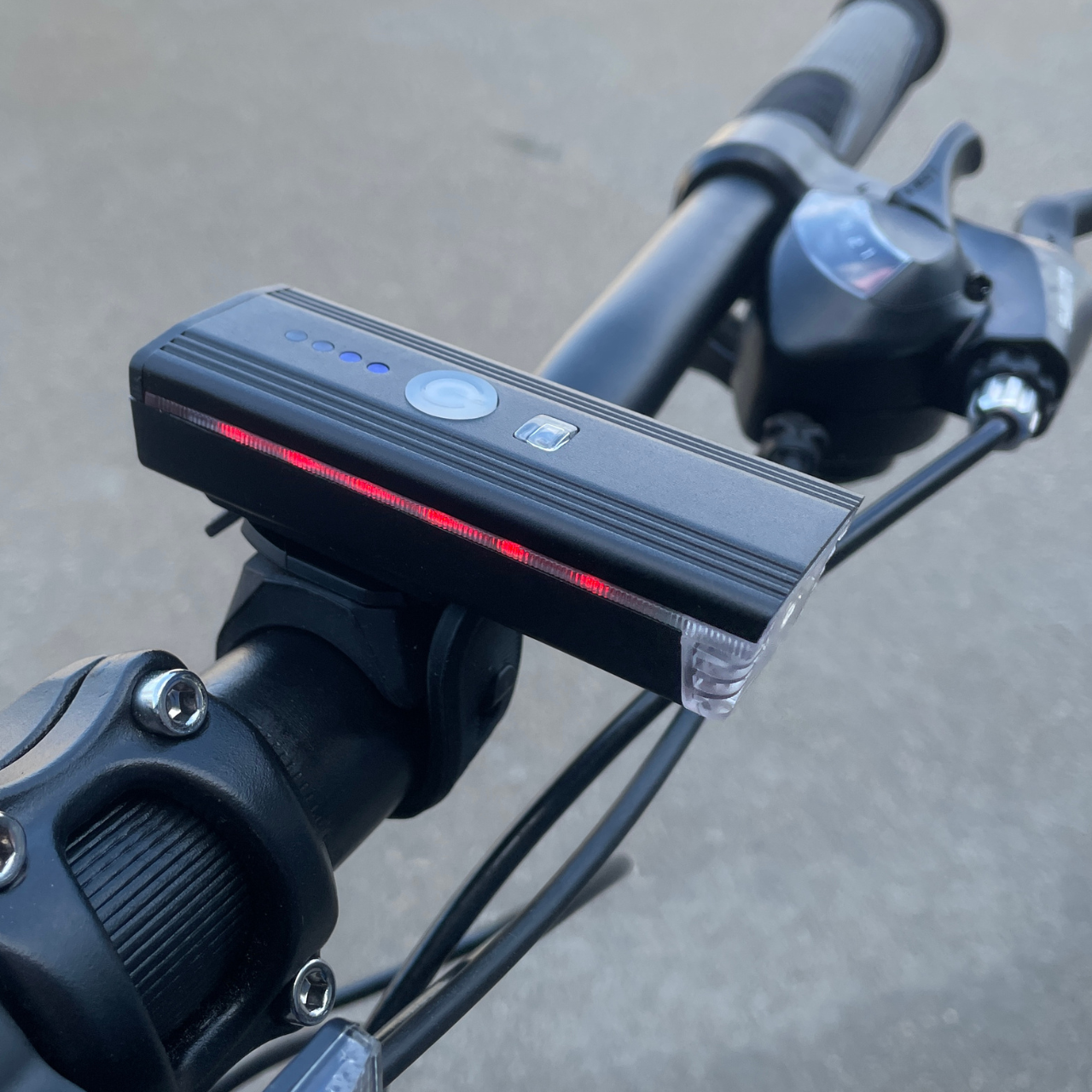 Ліхтар + Сігнал для велосипеда / електросамокату B Lamp на аккумуляторі HJ-062 / 300 Lumen / 1200 МАh / CREE Led / 3 режими світла