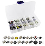 Кнопка тактова, мікрик 250 шт., 10 різновидів SMD, фото 3