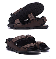 Мужские кожаные сандалии из натуральной кожи на лето обувь *W8(6)*