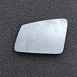 Mercedes С218 (Мерседес CLS-klasse C218) 2011-2018 вкладиш дзеркала (скло, дзеркальний елемент) лівий, фото 3