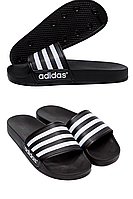 Мужские летние шлепанцы Adidas black 43-28см обувь