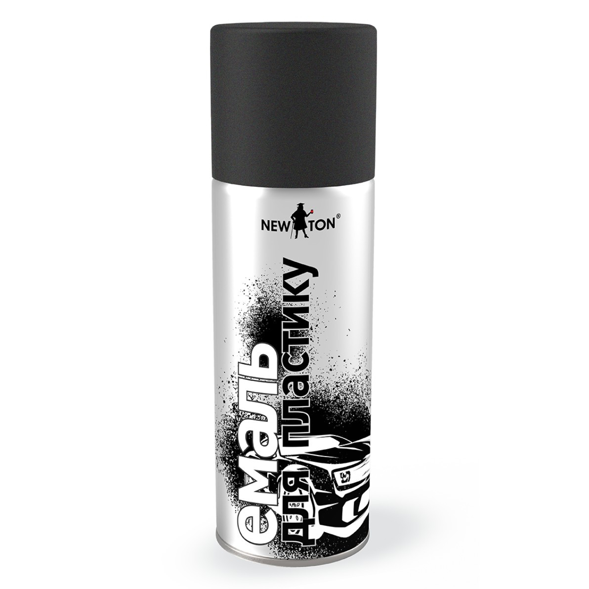 Емаль для пластику структурна антрацит 400мл Newton