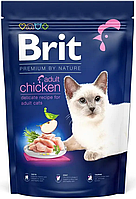 Сухой корм для котов с курицей Brit Premium by Nature Cat Adult Chicken 1,5 кг