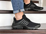 Кросівки чоловічі Nike Air Presto Найк Аїр Престо чорні модні бігові кросівки текстиль, фото 6