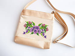 Сумка під вишивку Букет польових квітів (еко шкіра)