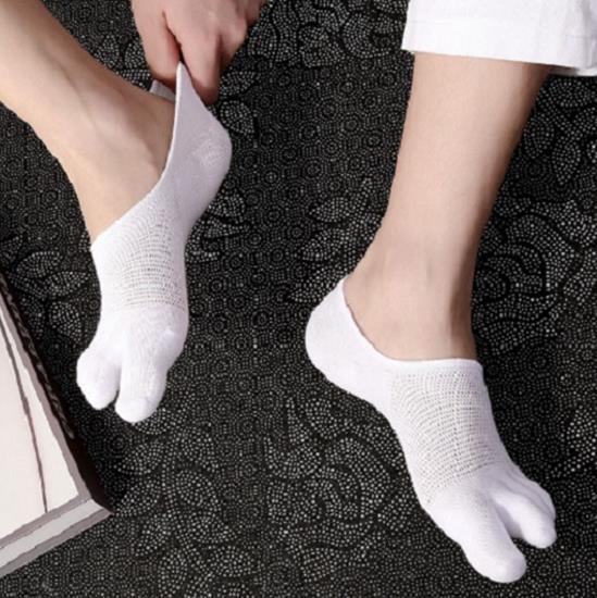 Слідки з пальцями бавовняні Ye Beier 37-42 білий