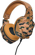 Ігрові навушники ARMY-98 A Camouflage з мікрофоном дротові