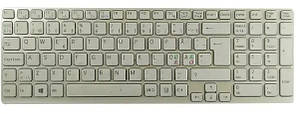 Клавіатура для ноутбука SONY VAIO SVE171 біла ENG БВ