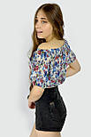 Кроп-топ Pull & Bear 9472/341/600 блакитний L, фото 3