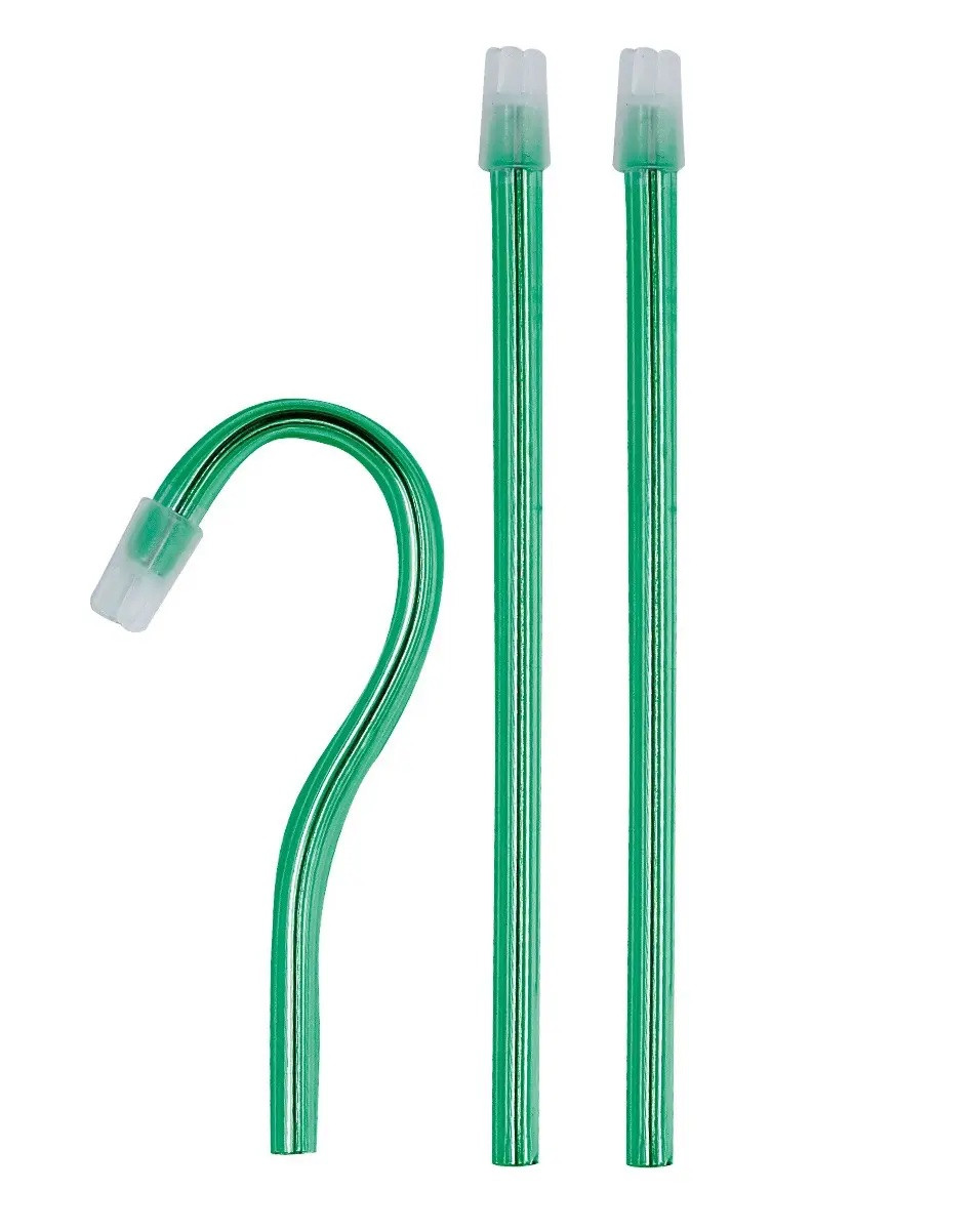 Слюноотсосы одноразовые стоматологические со съемным колпачком AMPri 150х8мм зеленые 100 шт - фото 2 - id-p1825076271