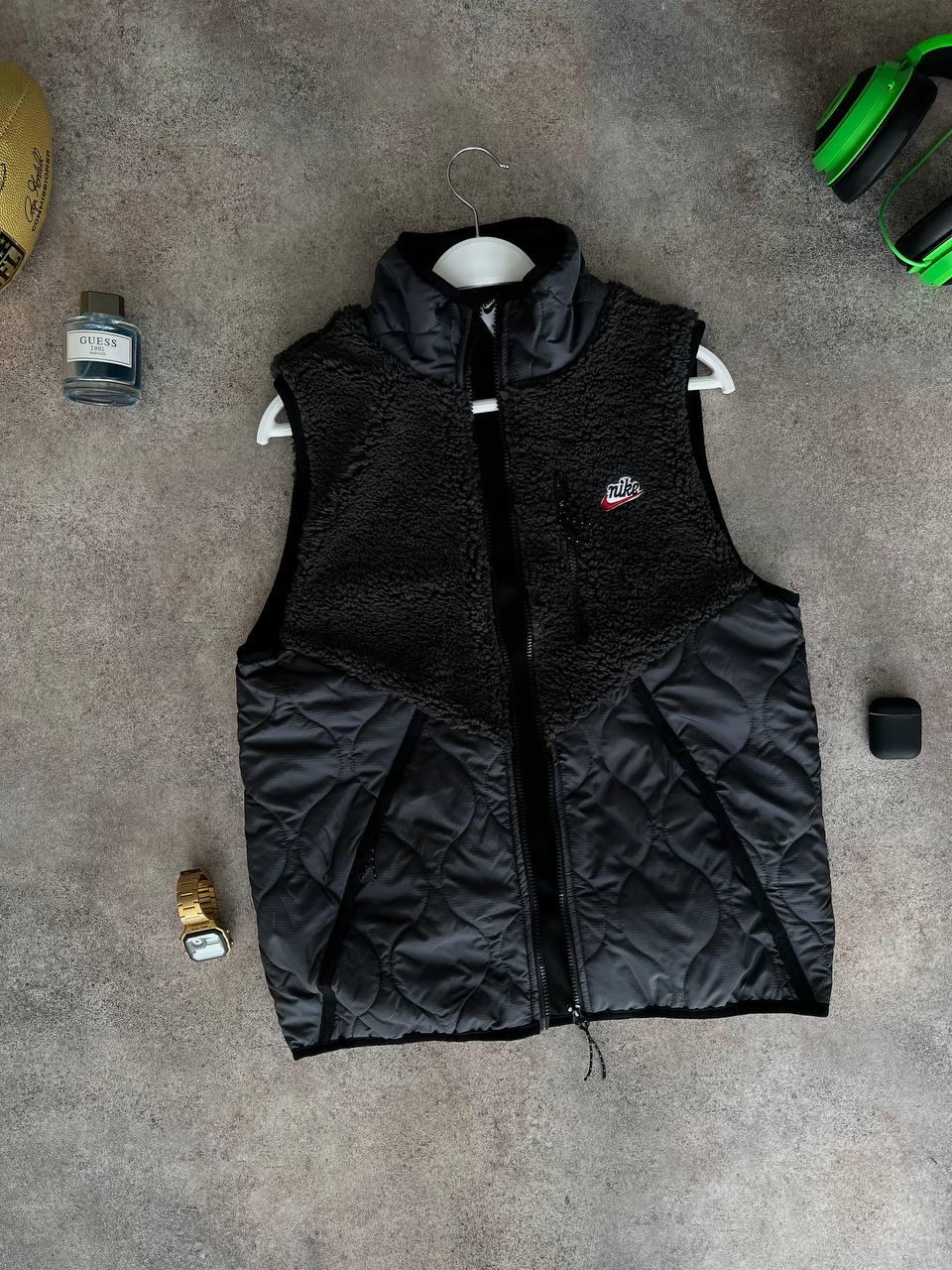 Чоловічий жилет Nike M1447 темно-сірий, фото 1