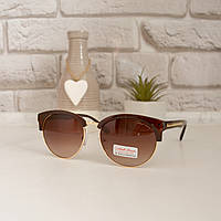 Очки солнцезащитные женские +чехол очки женские коричневые "Gr"