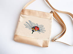 Сумка під вишивку Букет польових квітів (еко шкіра)