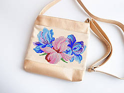 Сумка під вишивку Букет польових квітів (еко шкіра)