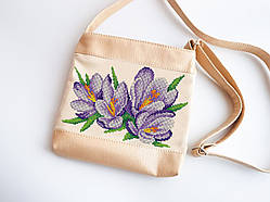 Сумка під вишивку Букет польових квітів (еко шкіра)