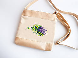Сумка під вишивку Букет польових квітів (еко шкіра)