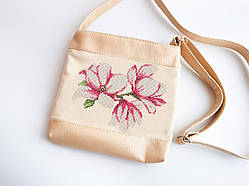 Сумка під вишивку Букет польових квітів (еко шкіра)
