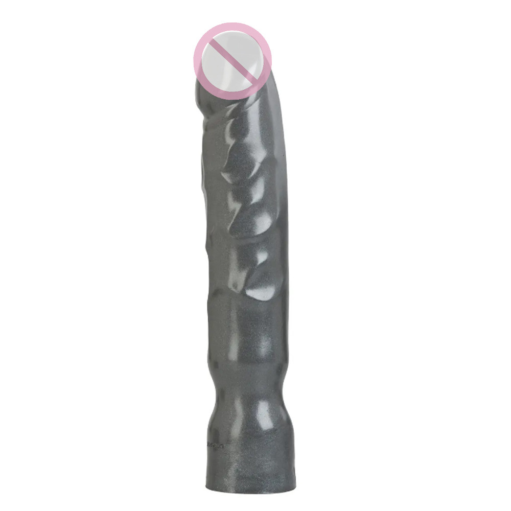 Фалоїмітатор Doc Johnson Big Boy Dildo Gun Metal 30 cm