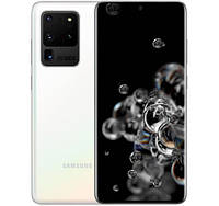Samsung Galaxy S20 Ultra 128GB White 1sim, 108+48+12/40Мп, 6.9", Snapdragon 865