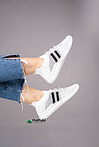 Кросівки жіночі білі сітка на літо, фото 2