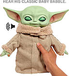 Малюк Йода версія 3.0 Інтерактивна М'яка фігурка Star Wars Грогу Дитя Grogu Squeeze Blink Plush Toy HJM25, фото 6