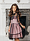 Сукня Венсдей пудрова рожева з чорним горошком, фото 4