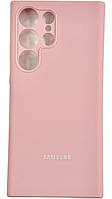 Чехол Soft touch на Samsung Galaxy S23 Ultra (на самсунг с23 ультра) розовый