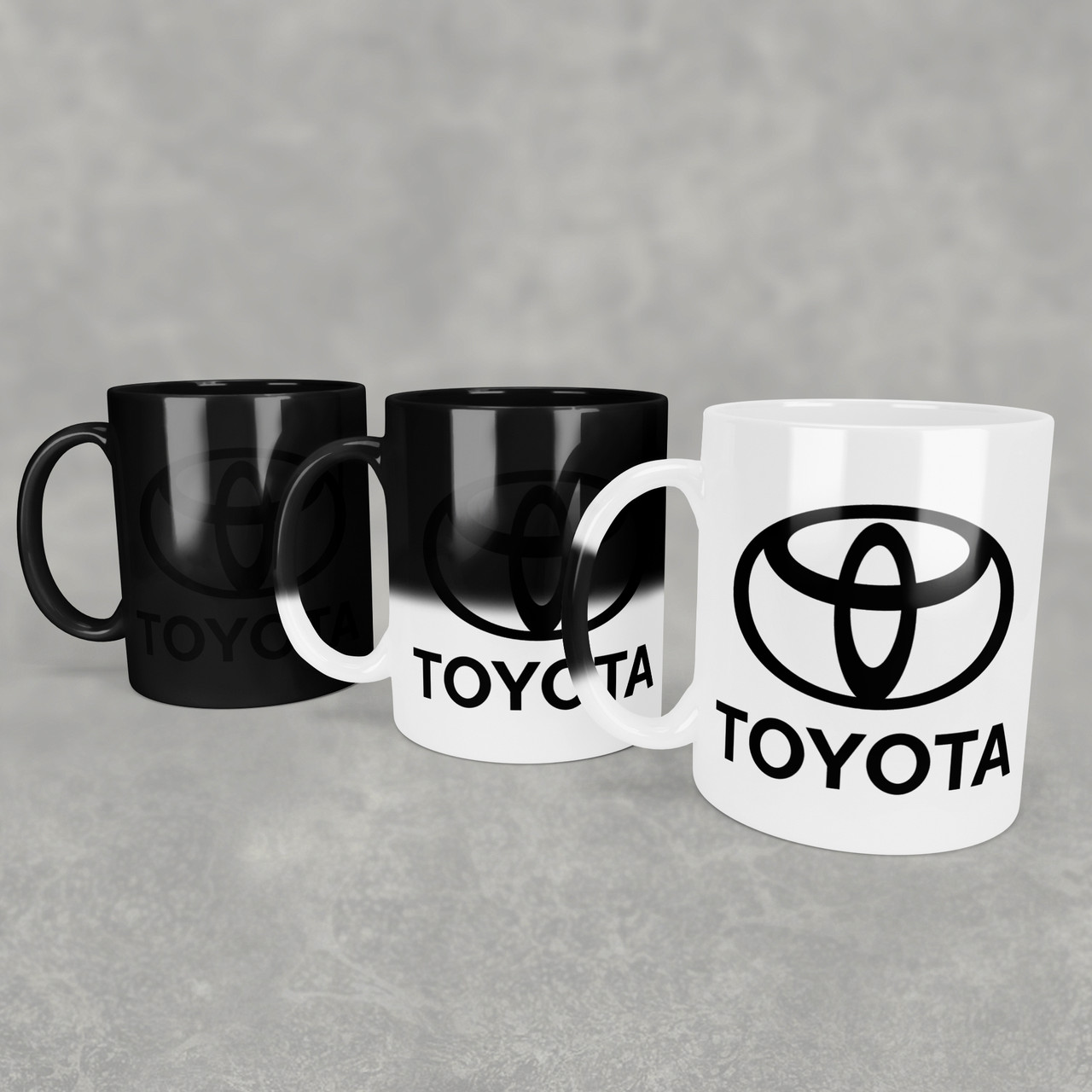 Чашка-хамелеон з маркою авто TOYOTA / ТОЙОТА. Найкращий подарунок чоловіку