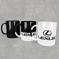 Чашка-хамелеон с маркой авто Lexus / Лексус. Лучший подарок мужчине