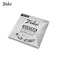 Струны Ziko Extra Light DUS-010 (.010/.048) (серебро)