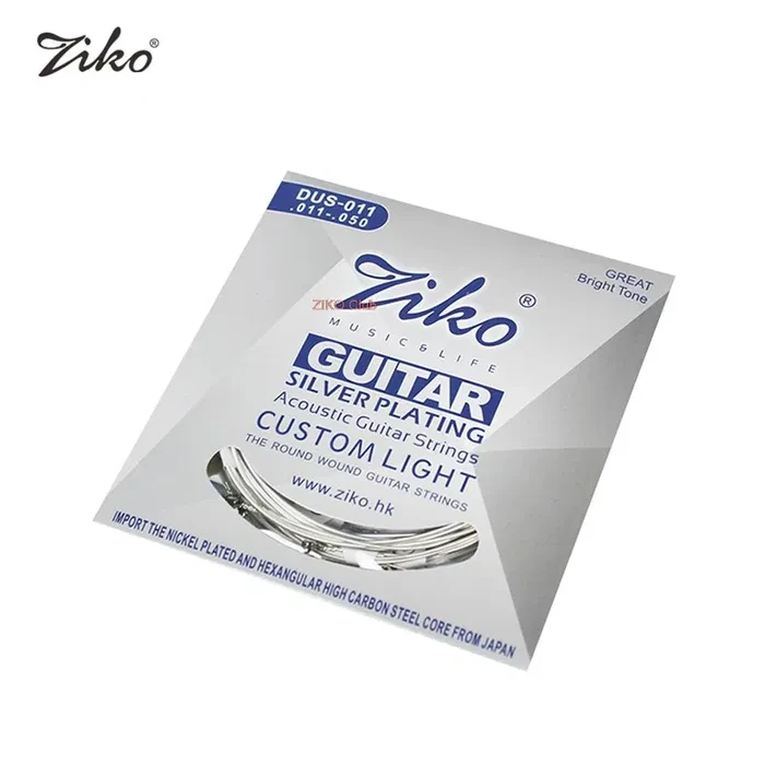 Струни Ziko Custom Light DUS-011 (.011/.050) (срібло)