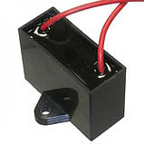 Cbb61 3,0 mkf - 450VAC (±5%) 38x20x30 дроти, поліпропіленові в прямокутному корпусі, фото 3