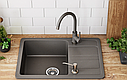 Кухонна мийка REA NILS GREY набір 5в1*, фото 6