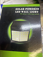 Настенный светильник на солнечной батарее Solar Powered LED Wall Light Black Original "Kg"