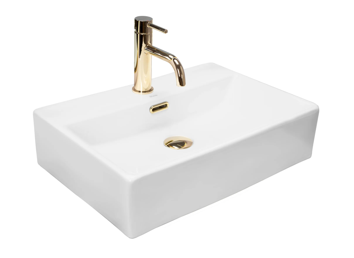 Умивальник (раковина) REA BONITA G WHITE накладний підвісний *, фото 1