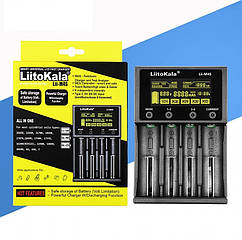 Розумний зарядний пристрій Liitokala Lii-M4S AA, AAA, 18650, 26650, 10440, 16340, 17500 та ін.NiMH