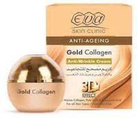 Коллагеновый 3D-крем от морщин для всех типов кожи лица, Anti-Ageing gold Collagen Ева коллаген, Египет "Gr"