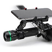 Тримач-кронштейн 3в1 на виніс керма велосипеда для телефона ліхтарика та камери(GoPro) GUB G-99